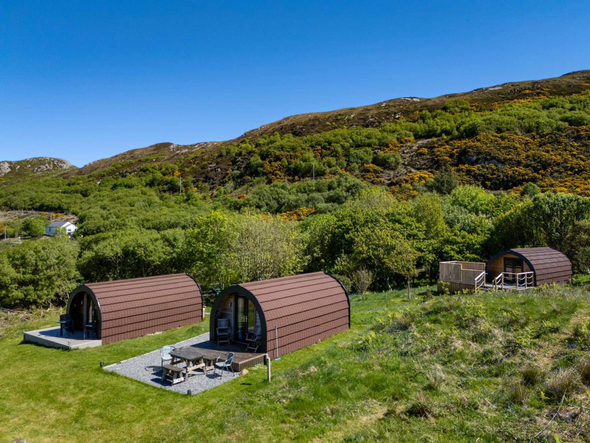 Tighlochan Pods Scourie Exterior foto